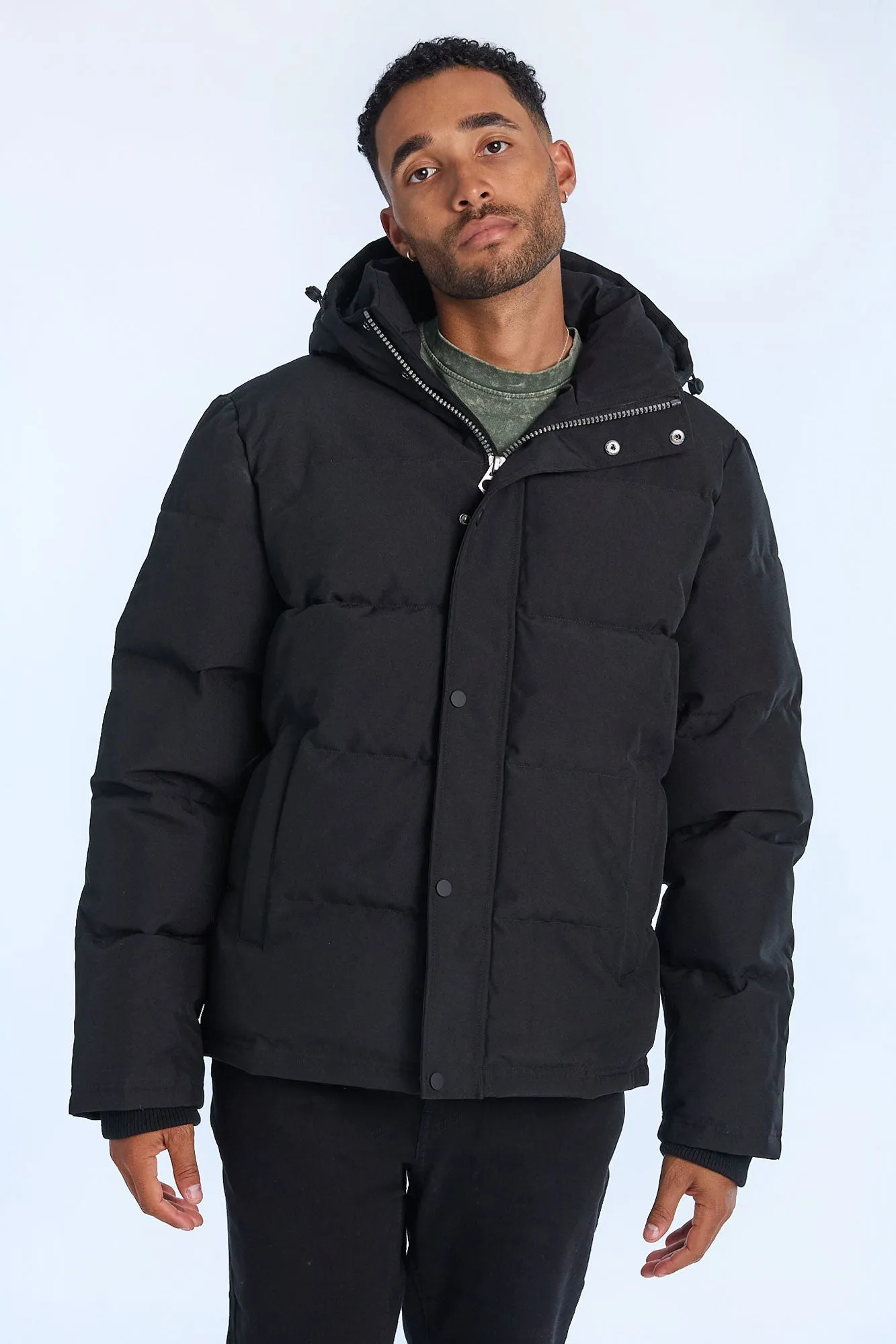North Western Hooded Puffer Jacket sold by Bluenotes product image thumbnail 2
