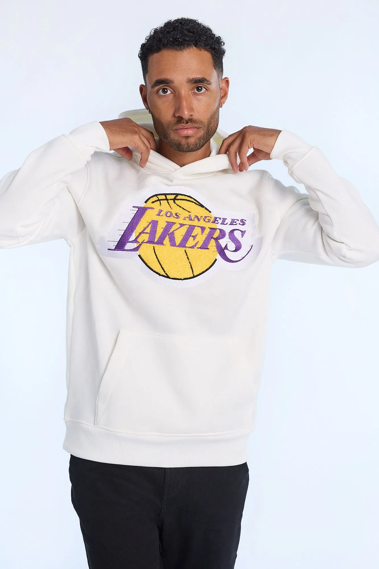 Los Angeles Lakers Chenille Hoodie sold by Bluenotes