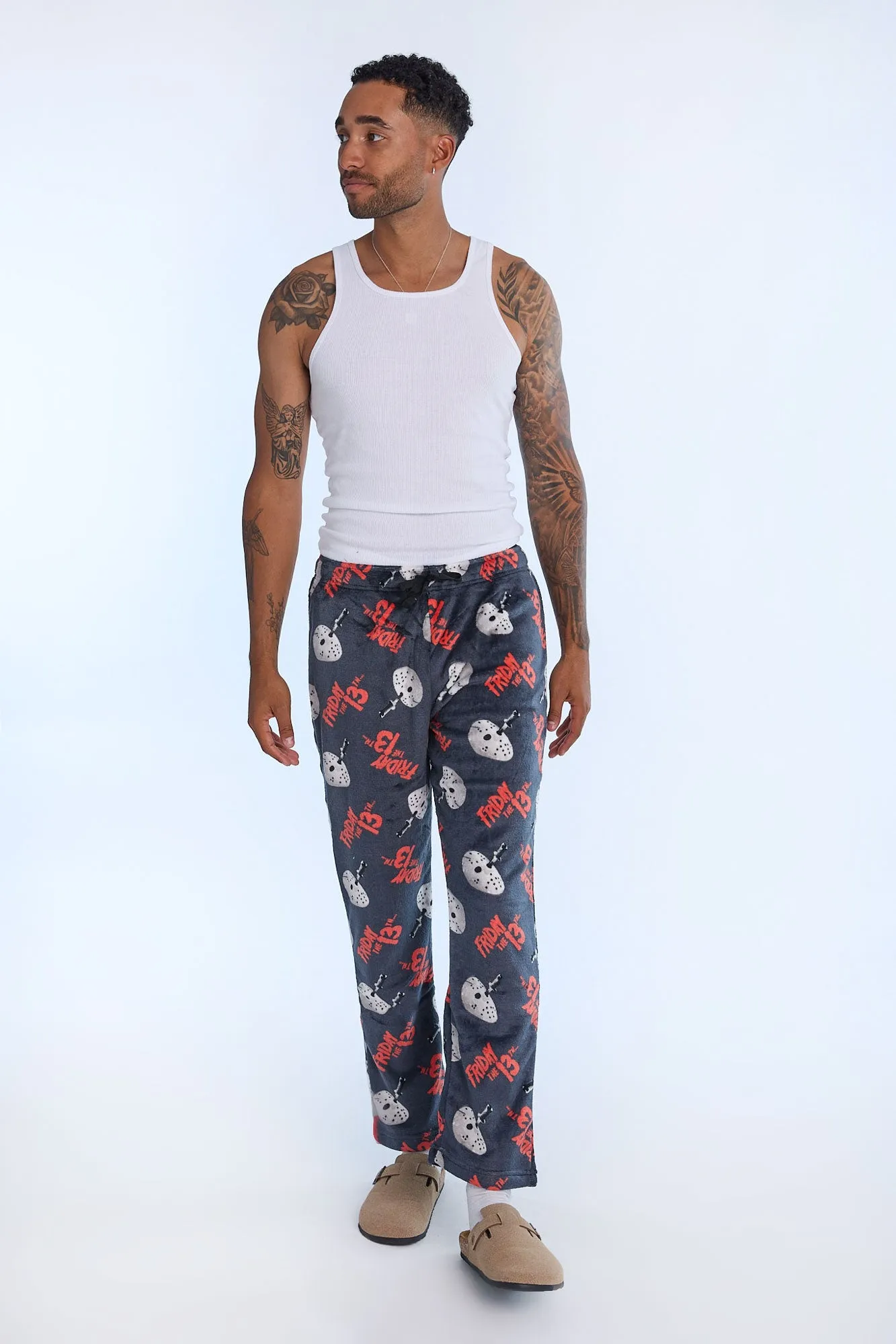 Friday The 13th Printed Plush Pajama Pants sold by Bluenotes product image thumbnail 4