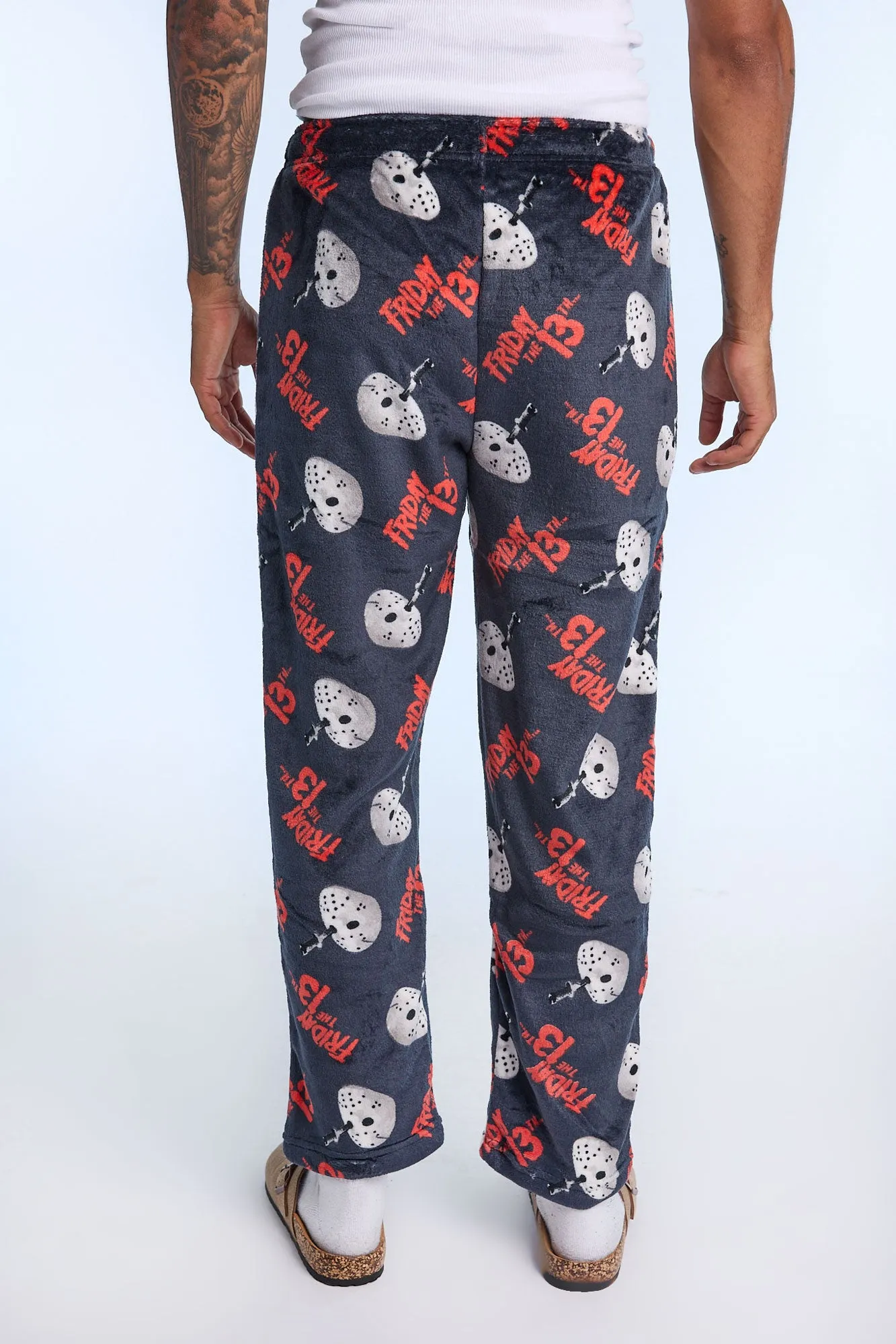 Friday The 13th Printed Plush Pajama Pants sold by Bluenotes product image thumbnail 3