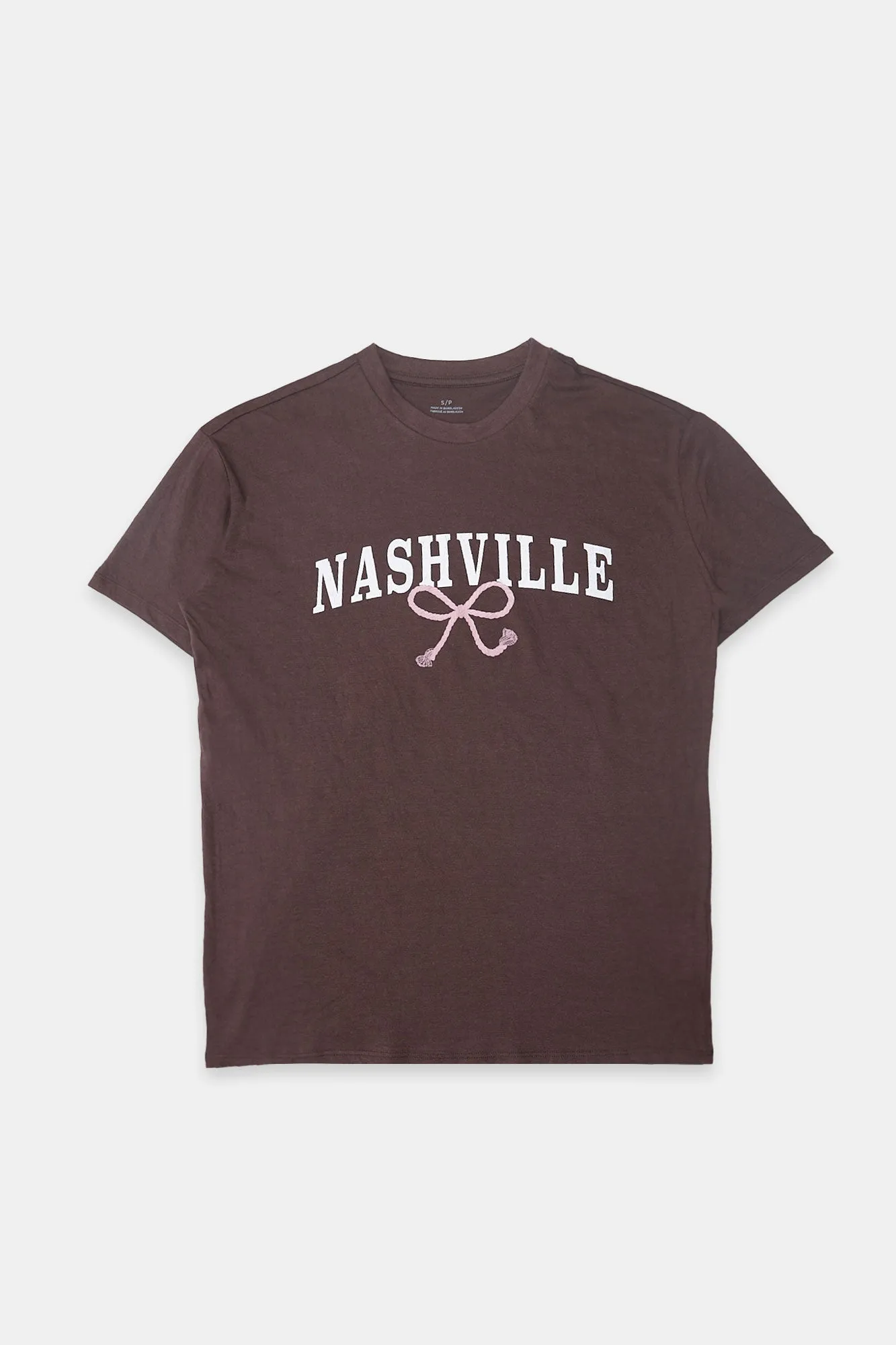 Nashville Bow Graphic Boyfriend Tee sold by Bluenotes