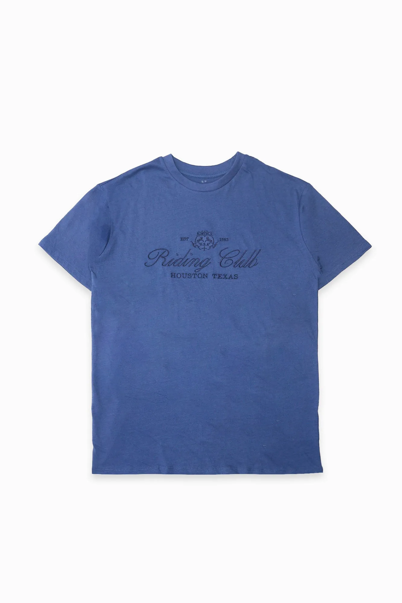 Texas Riding Club Embroidered Graphic Boyfriend Tee sold by Bluenotes
