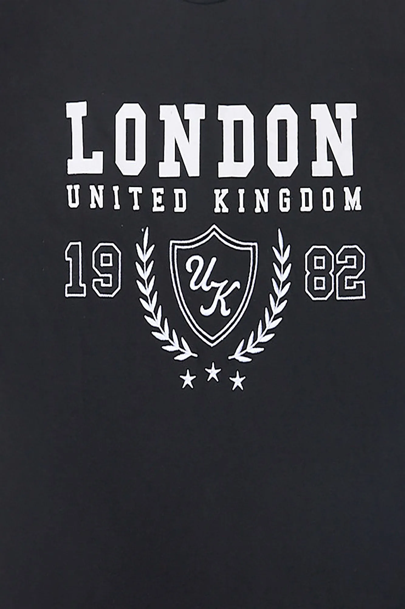 London UK 1982 Embroidered Graphic Boyfriend Tee sold by Bluenotes product image thumbnail 2