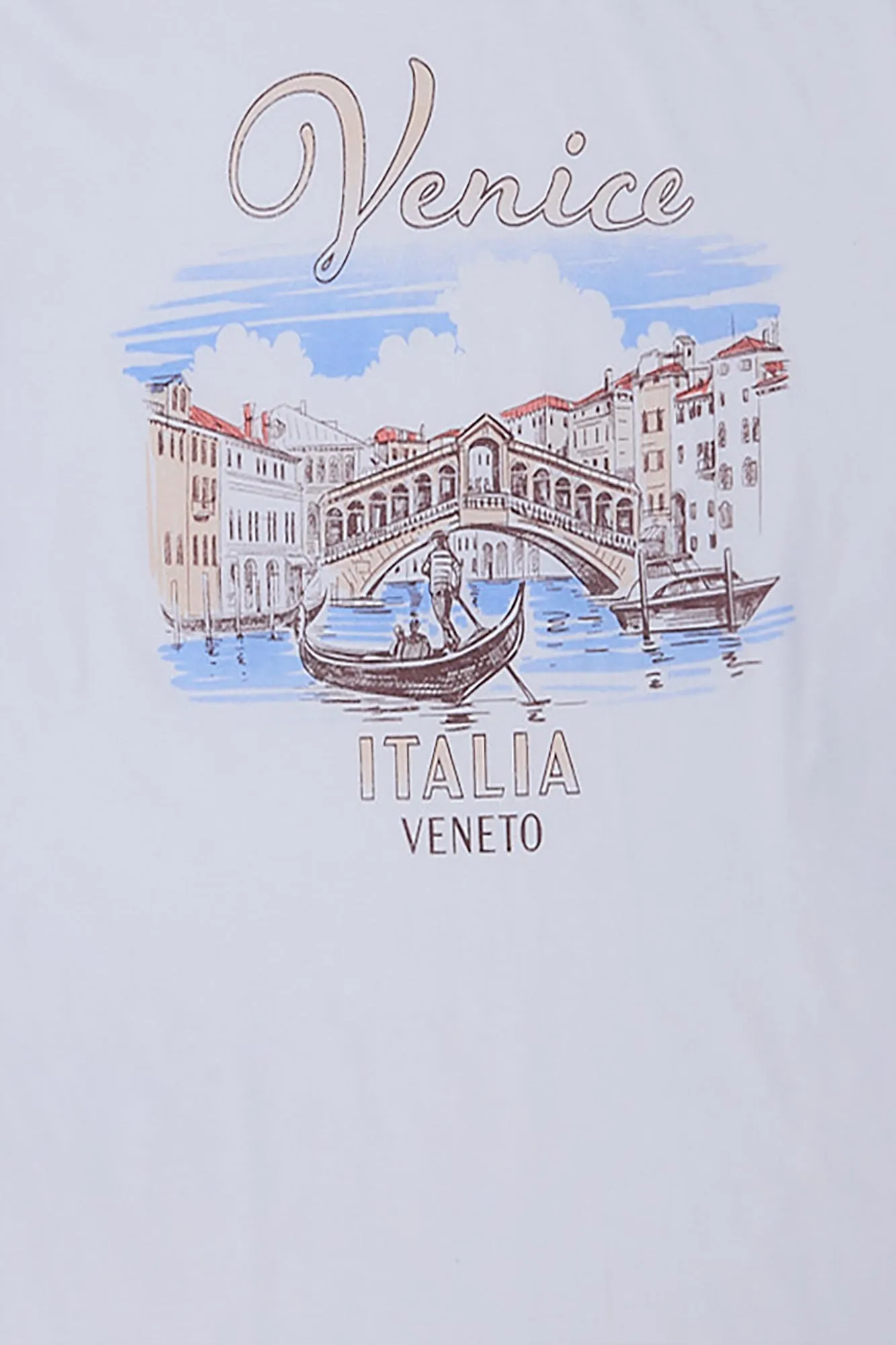 Venice Embroidered Graphic Boyfriend Tee sold by Bluenotes product image thumbnail 2