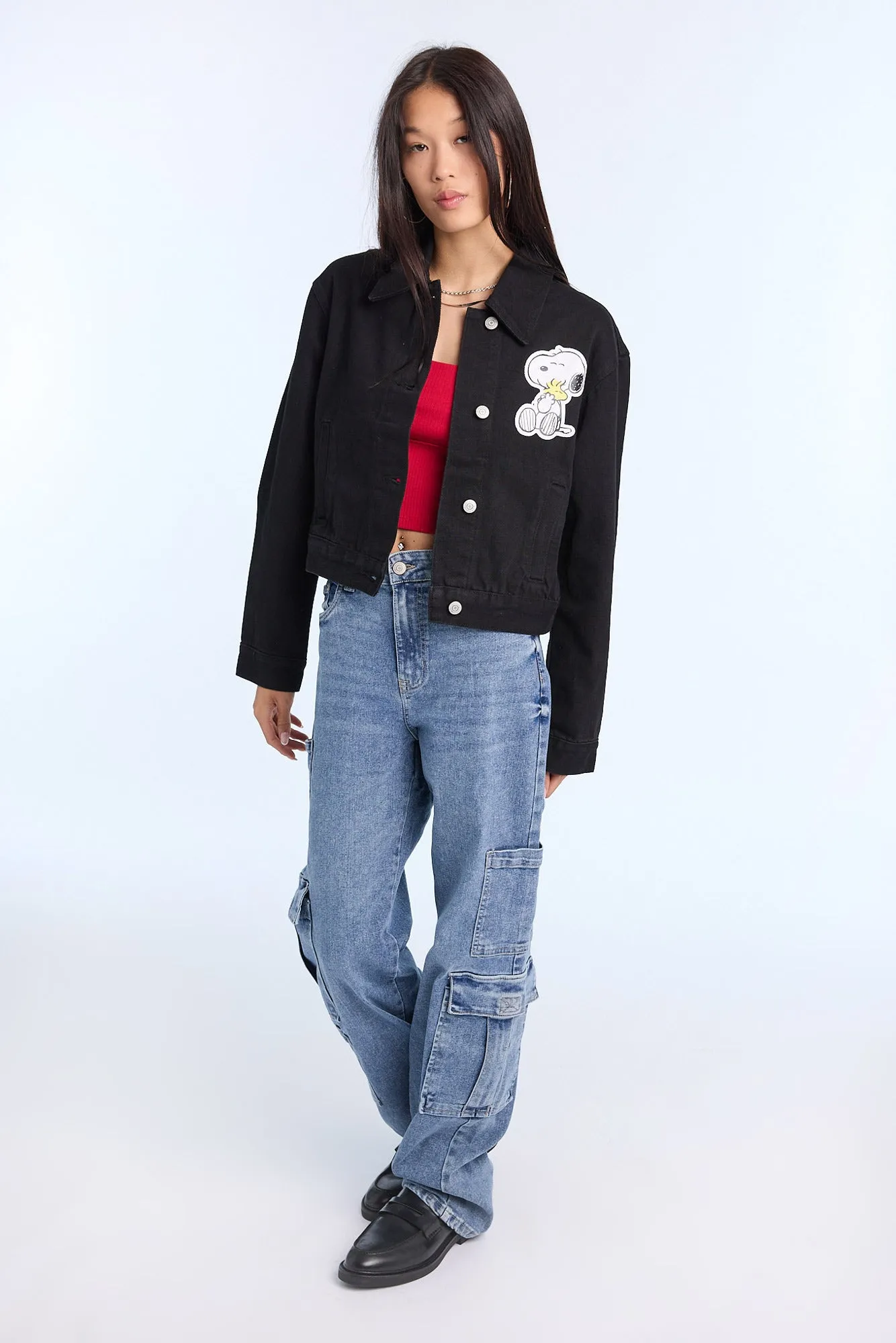 Peanuts Snoopy & Woodstock Denim Jacket sold by Bluenotes product image thumbnail 4