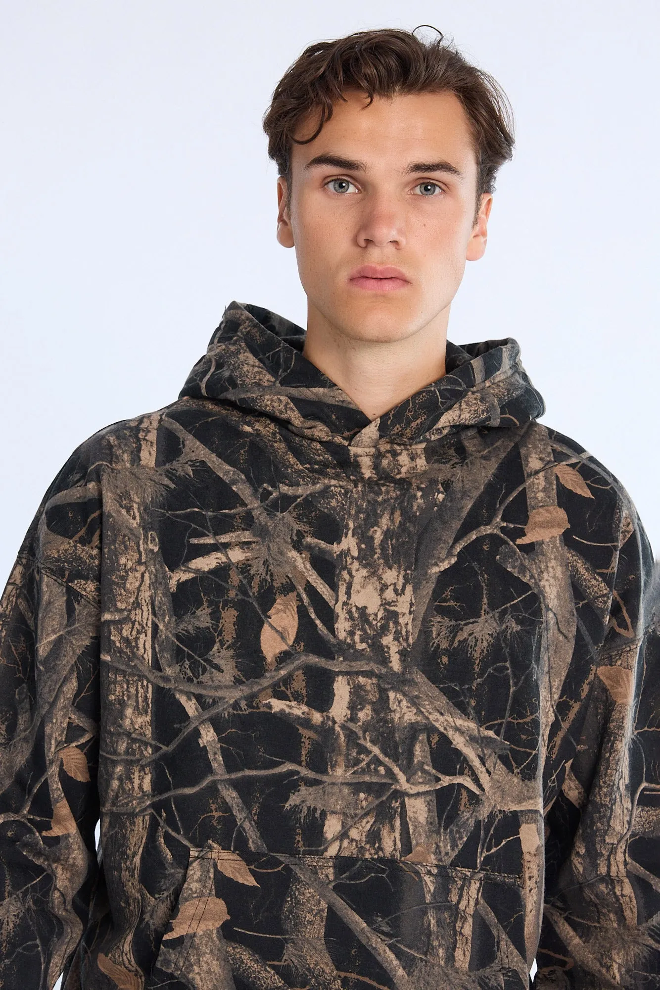 AERO Tree Camouflage Boxy Hoodie sold by Bluenotes product image thumbnail 3