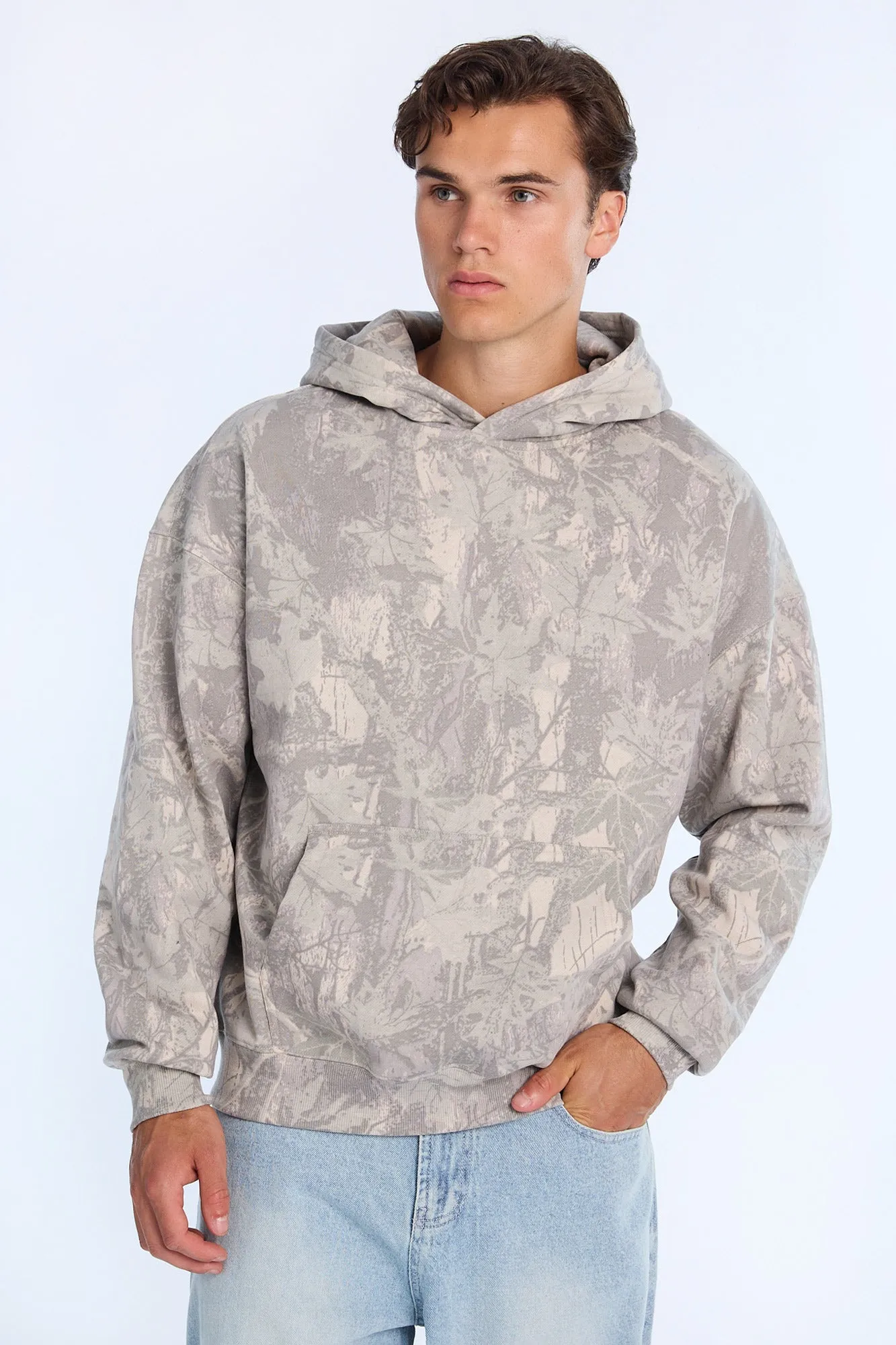 AERO Tree Camouflage Boxy Hoodie sold by Bluenotes