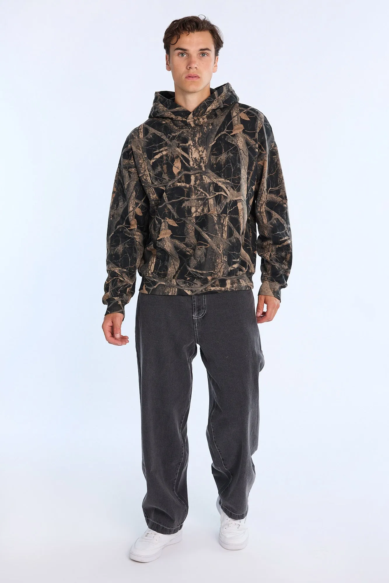 AERO Tree Camouflage Boxy Hoodie sold by Bluenotes product image thumbnail 5