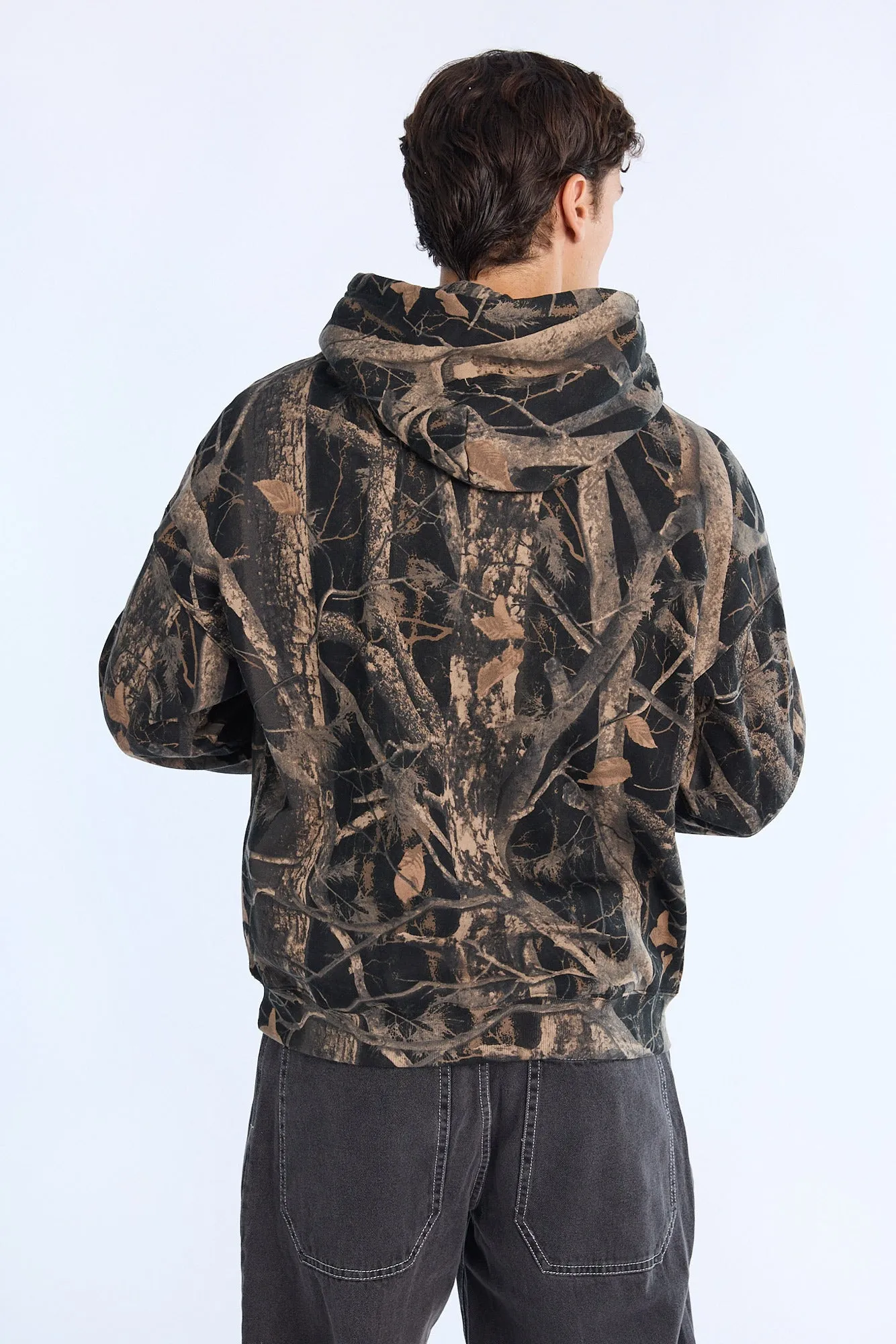 AERO Tree Camouflage Boxy Hoodie sold by Bluenotes product image thumbnail 4