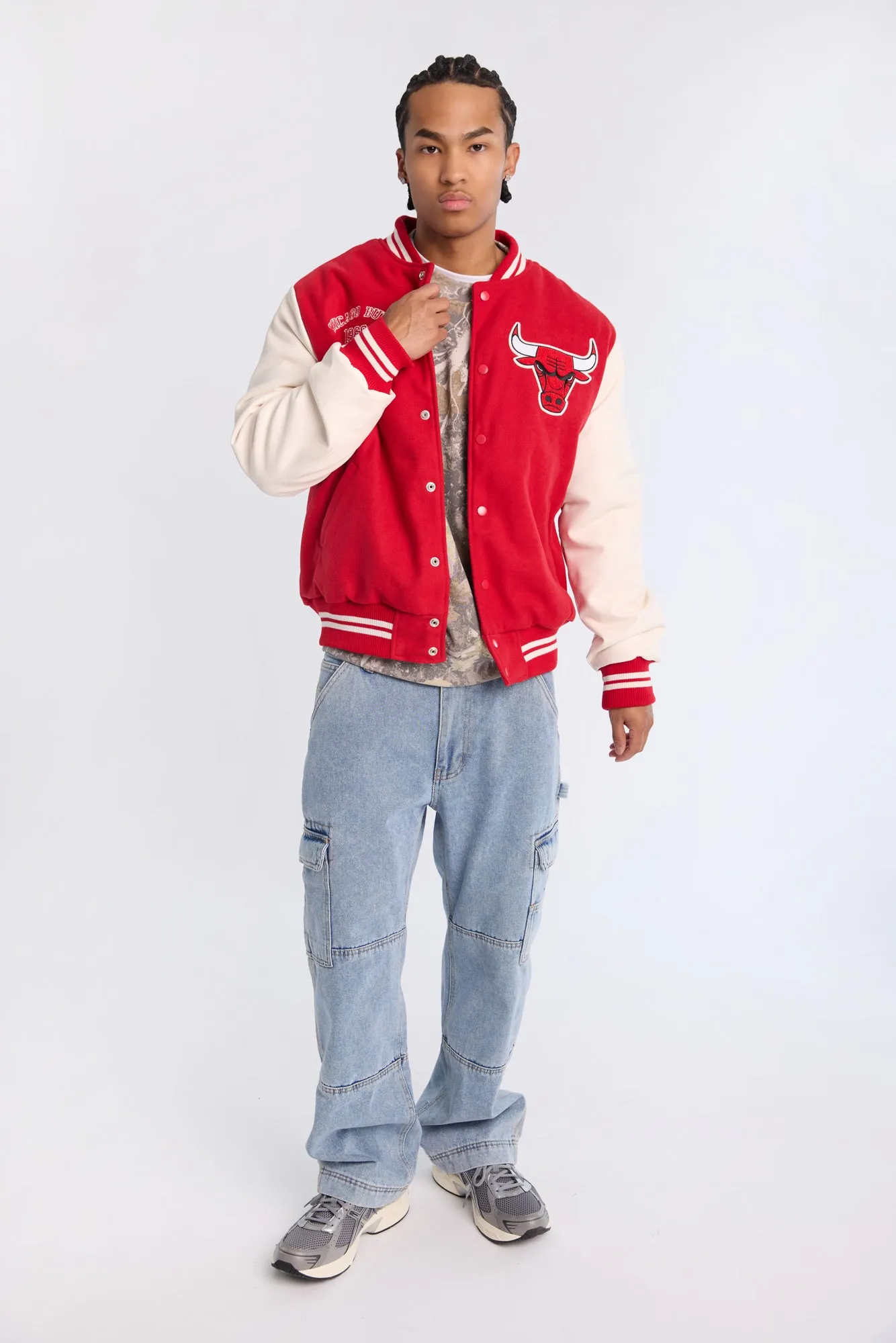 Chicago Bulls Varsity Bomber Jacket sold by Bluenotes product image thumbnail 4