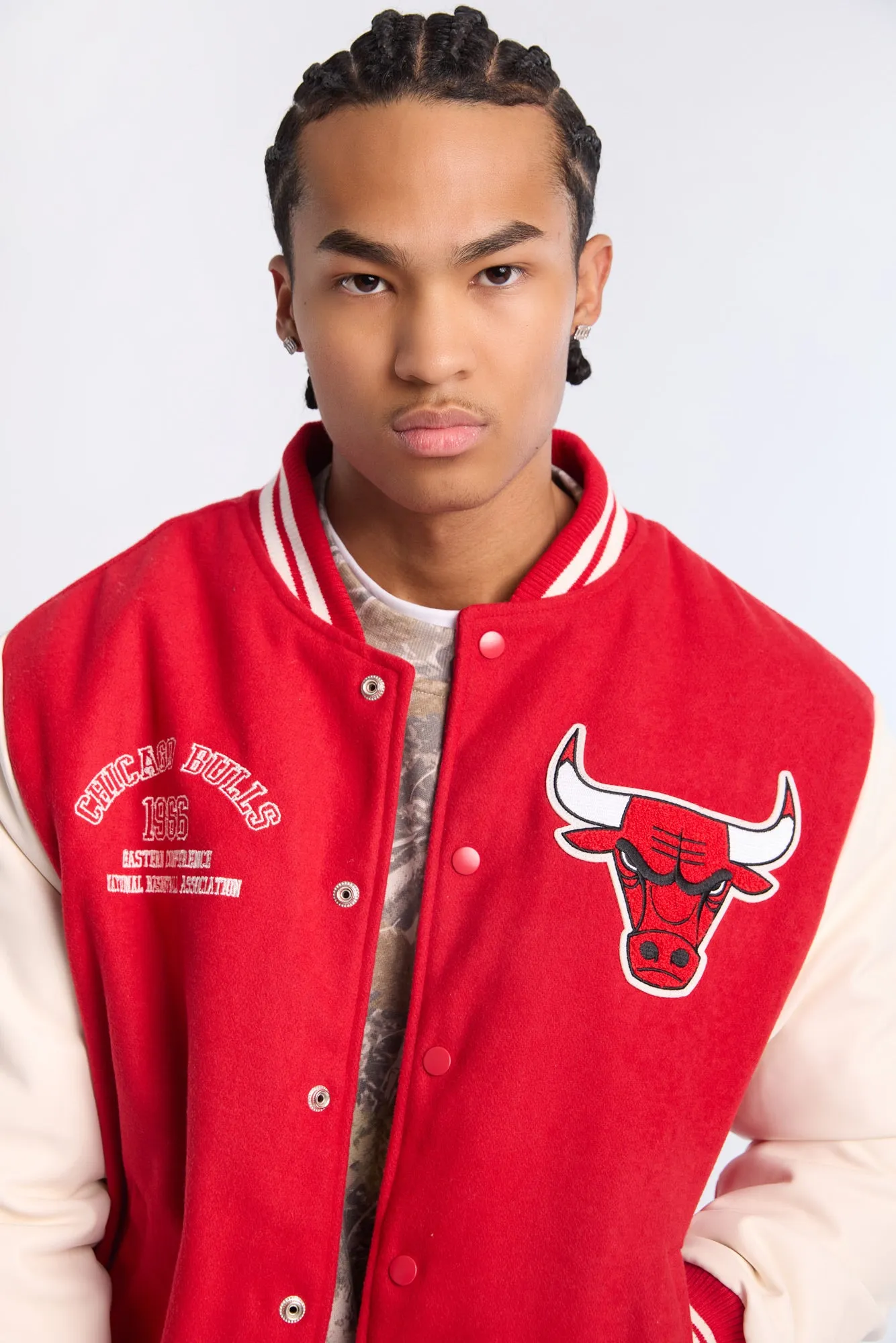 Chicago Bulls Varsity Bomber Jacket sold by Bluenotes product image thumbnail 3