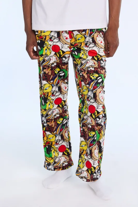 Looney Tunes And The Gang Fleece Pajama Pants sold by Bluenotes