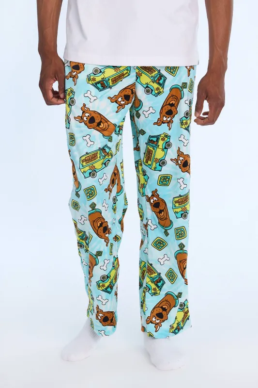 Scooby-Doo Bones & And The Mystery Machine Tie-Dye Fleece Pajama Pants sold by Bluenotes