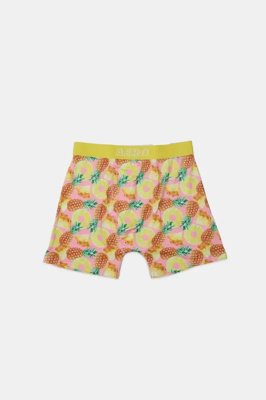 AERO Pineapple Printed Boxer Briefs sold by Bluenotes