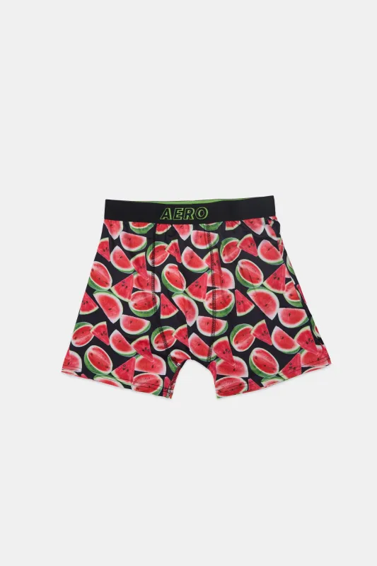 AERO Watermelon Printed Boxer Briefs sold by Bluenotes