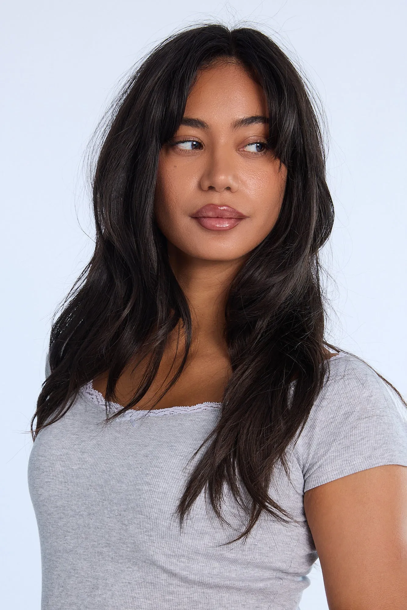 AERO Lace Trim Off-Shoulder Tee sold by Bluenotes product image thumbnail 3