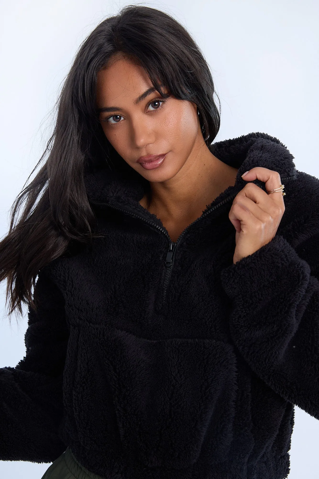 AERO Quarter-Zip Teddy Sweatshirt sold by Bluenotes product image thumbnail 3