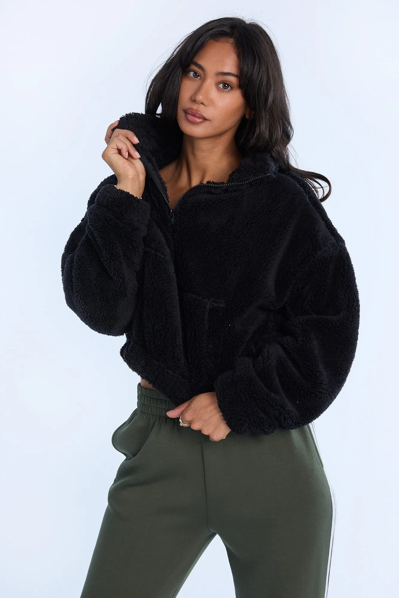 AERO Quarter-Zip Teddy Sweatshirt sold by Bluenotes product image thumbnail 2