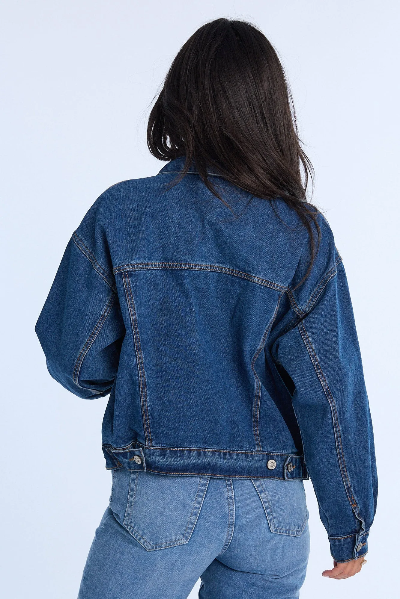 Denim Trucker Jacket sold by Bluenotes product image thumbnail 4