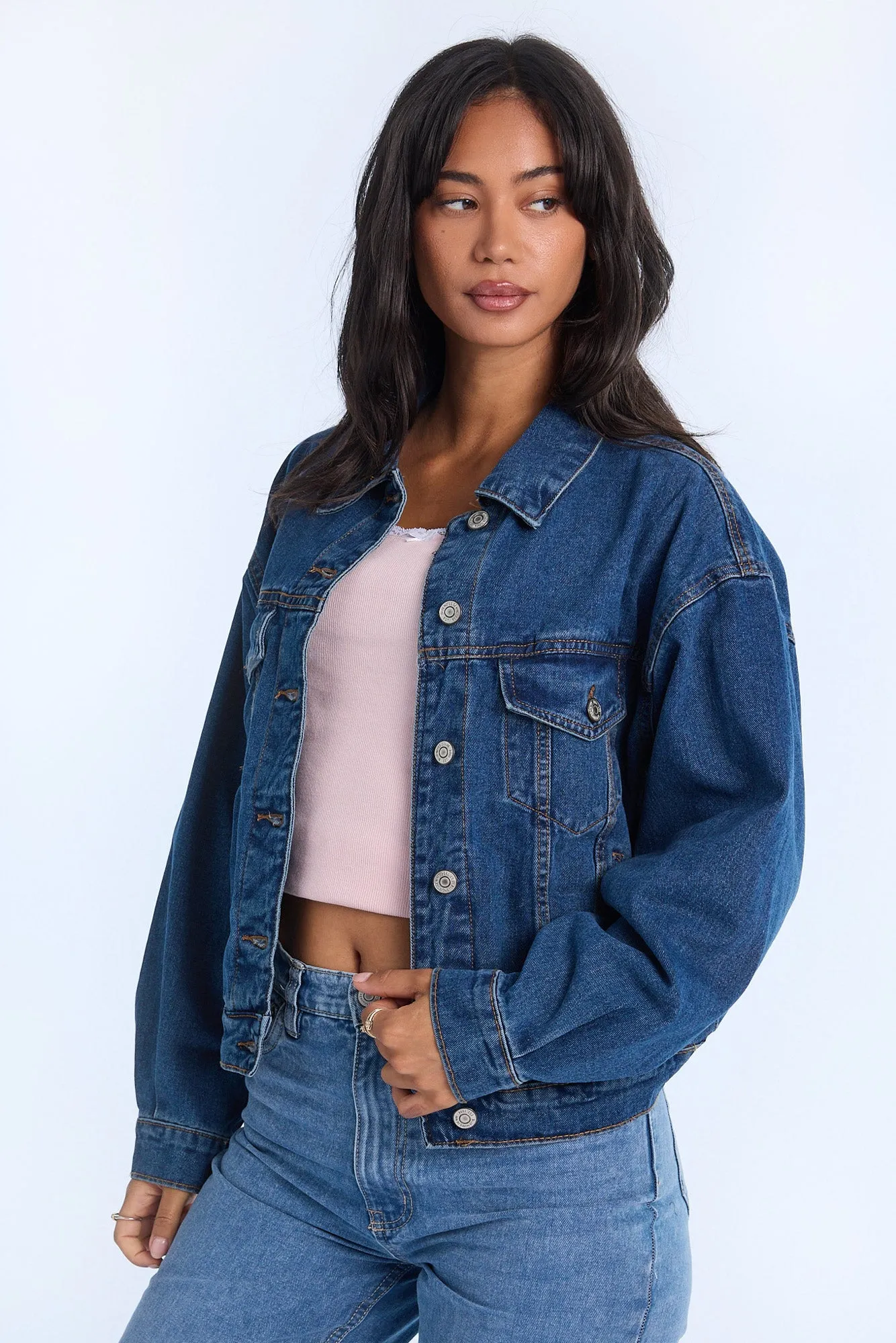 Denim Trucker Jacket sold by Bluenotes product image thumbnail 2