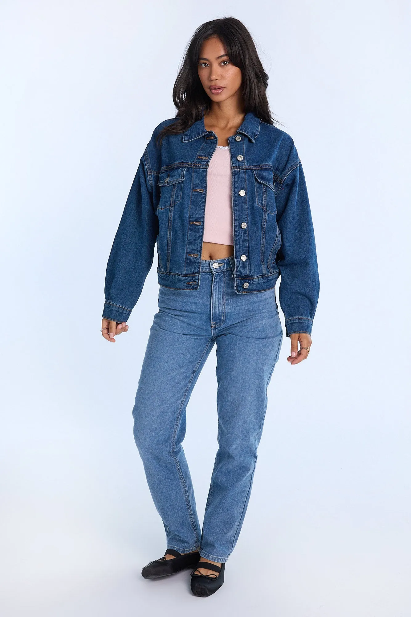 Denim Trucker Jacket sold by Bluenotes product image thumbnail 5