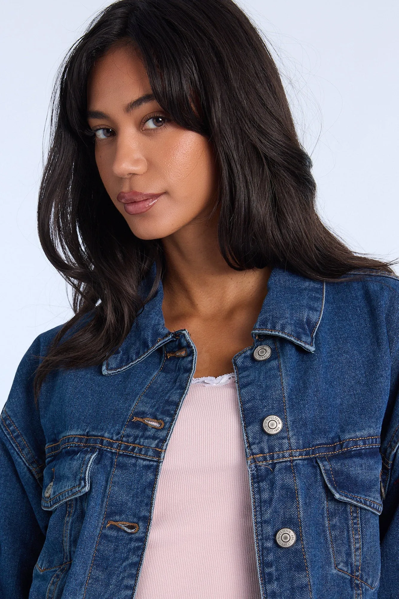 Denim Trucker Jacket sold by Bluenotes product image thumbnail 3