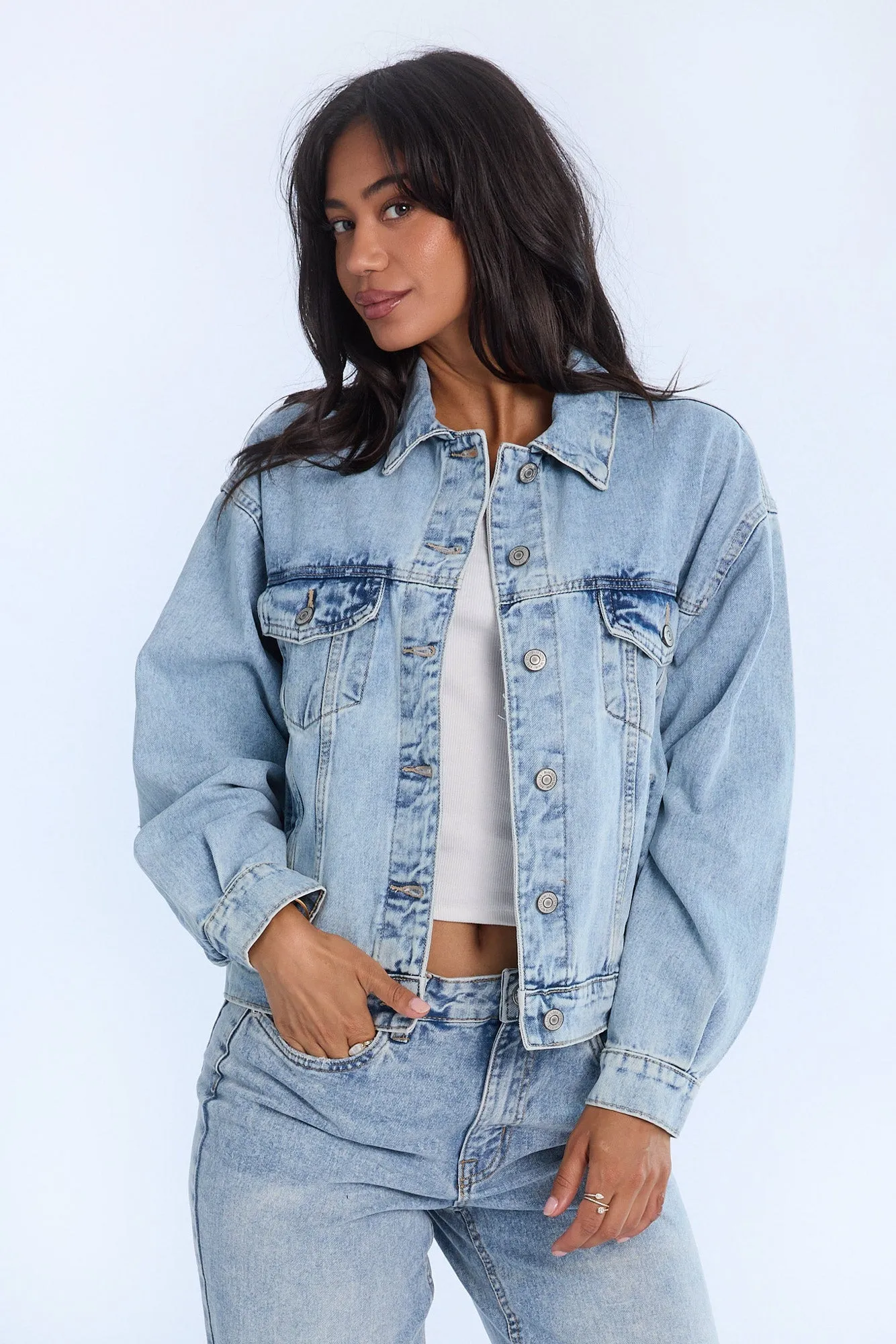 Denim Trucker Jacket sold by Bluenotes