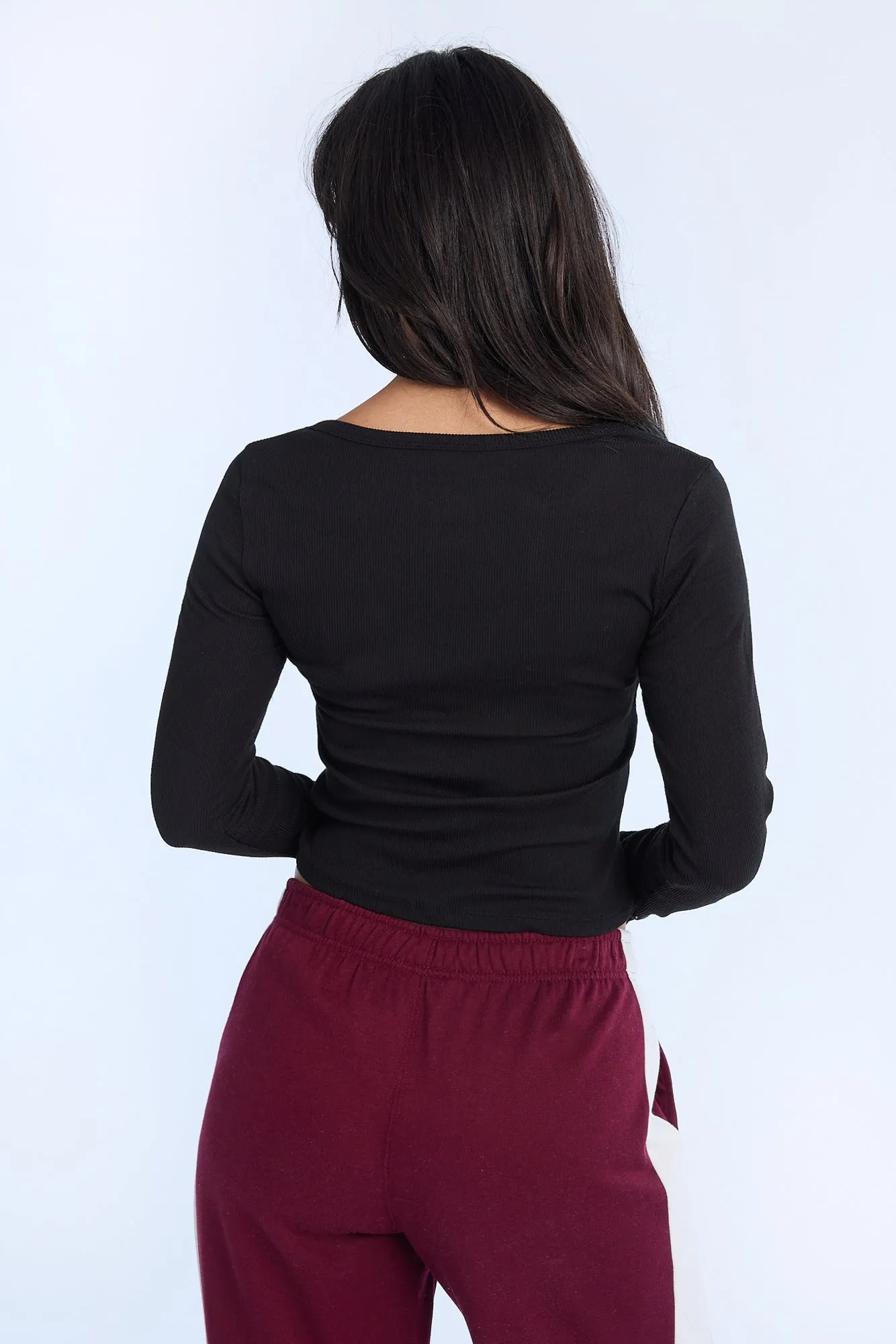 AERO Long Sleeve Henley Top sold by Bluenotes product image thumbnail 4