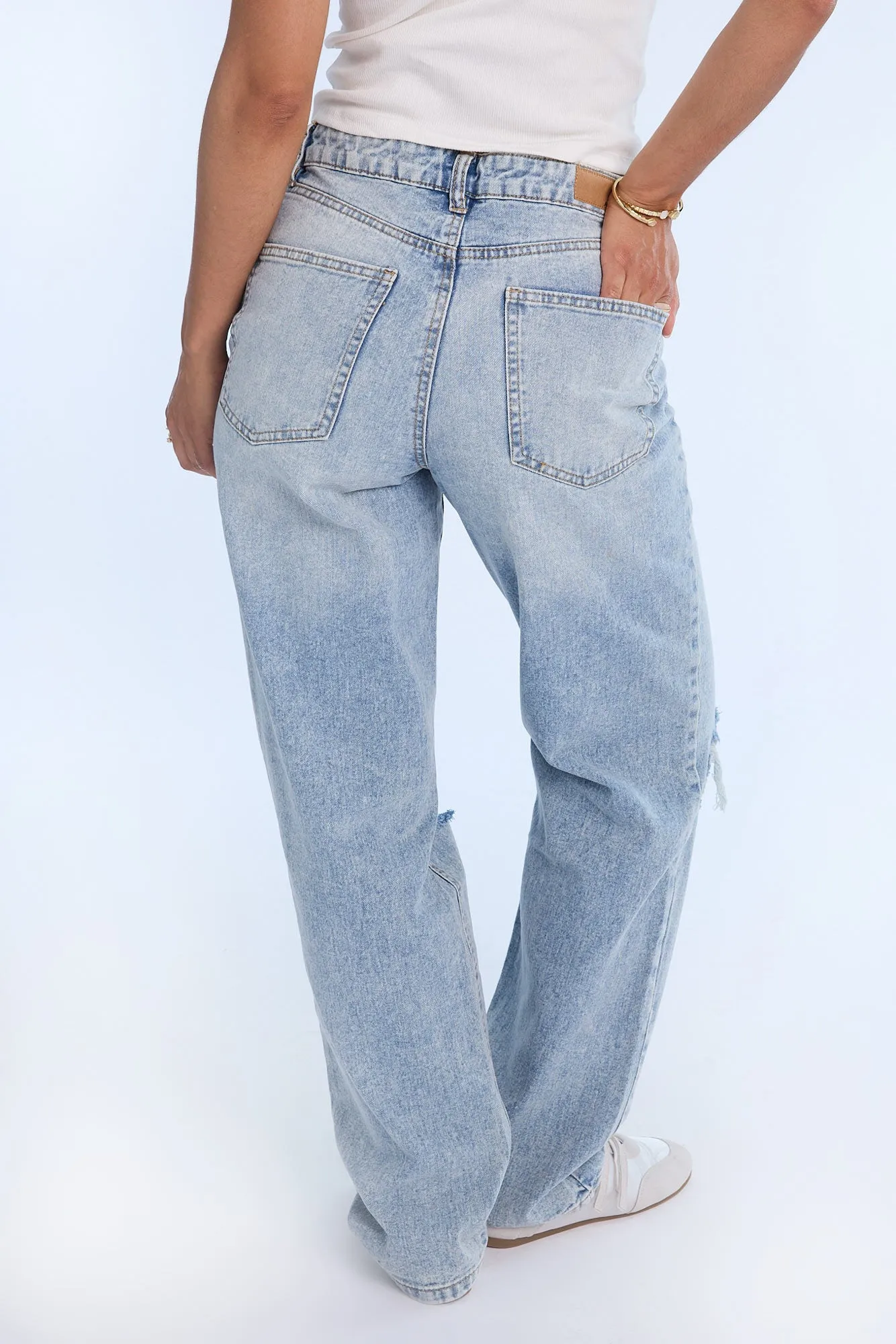 AERO High Rise Baggy Jeans sold by Bluenotes product image thumbnail 3
