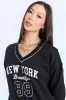 Graphic V-Neck Sweatshirt sold by Bluenotes