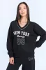 Graphic V-Neck Sweatshirt sold by Bluenotes