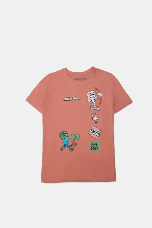 Boys' Minecraft Est. 2009 Graphic Classic Tee sold by Bluenotes