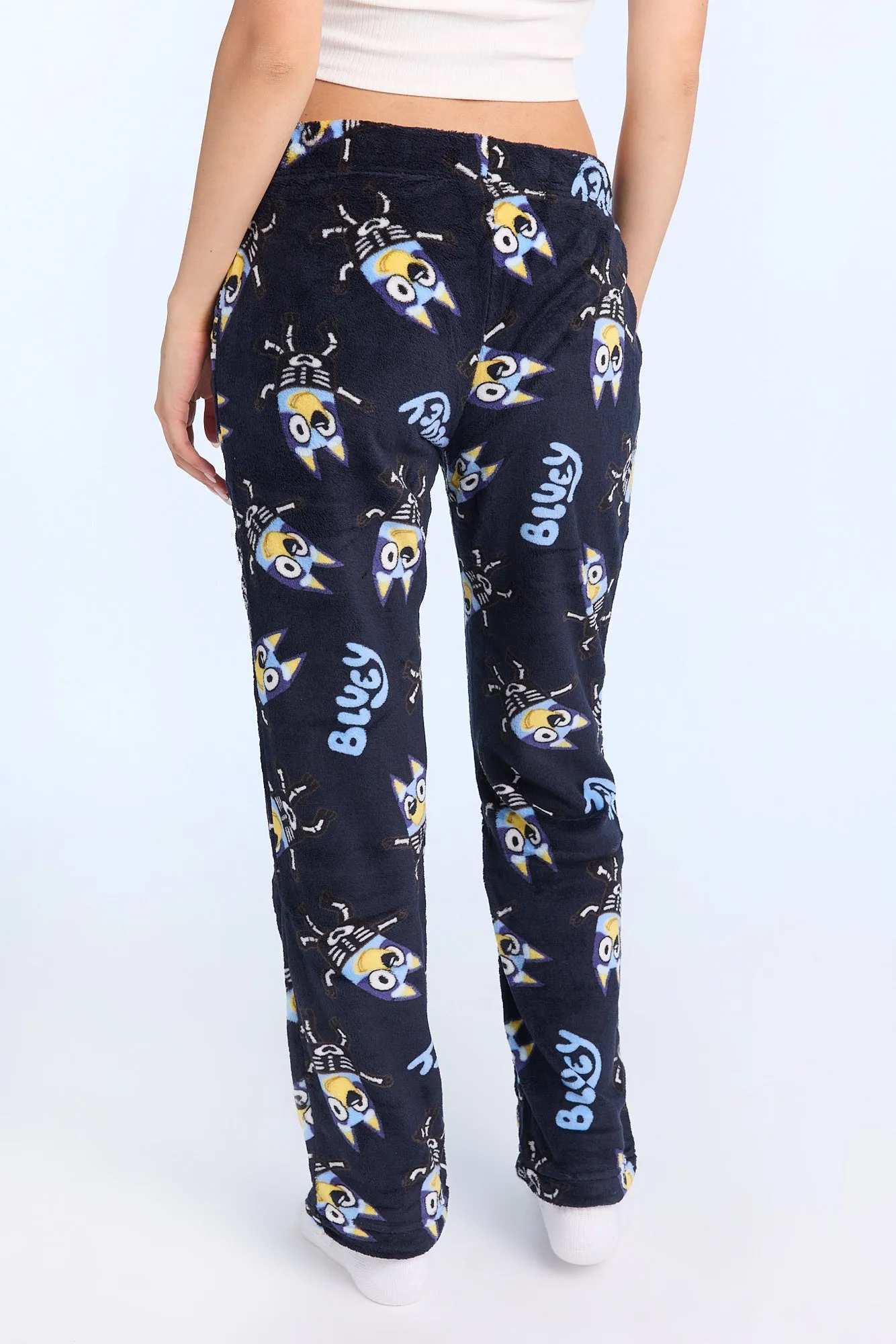 Bluey Halloween Plush Pajama Pants sold by Bluenotes product image thumbnail 3