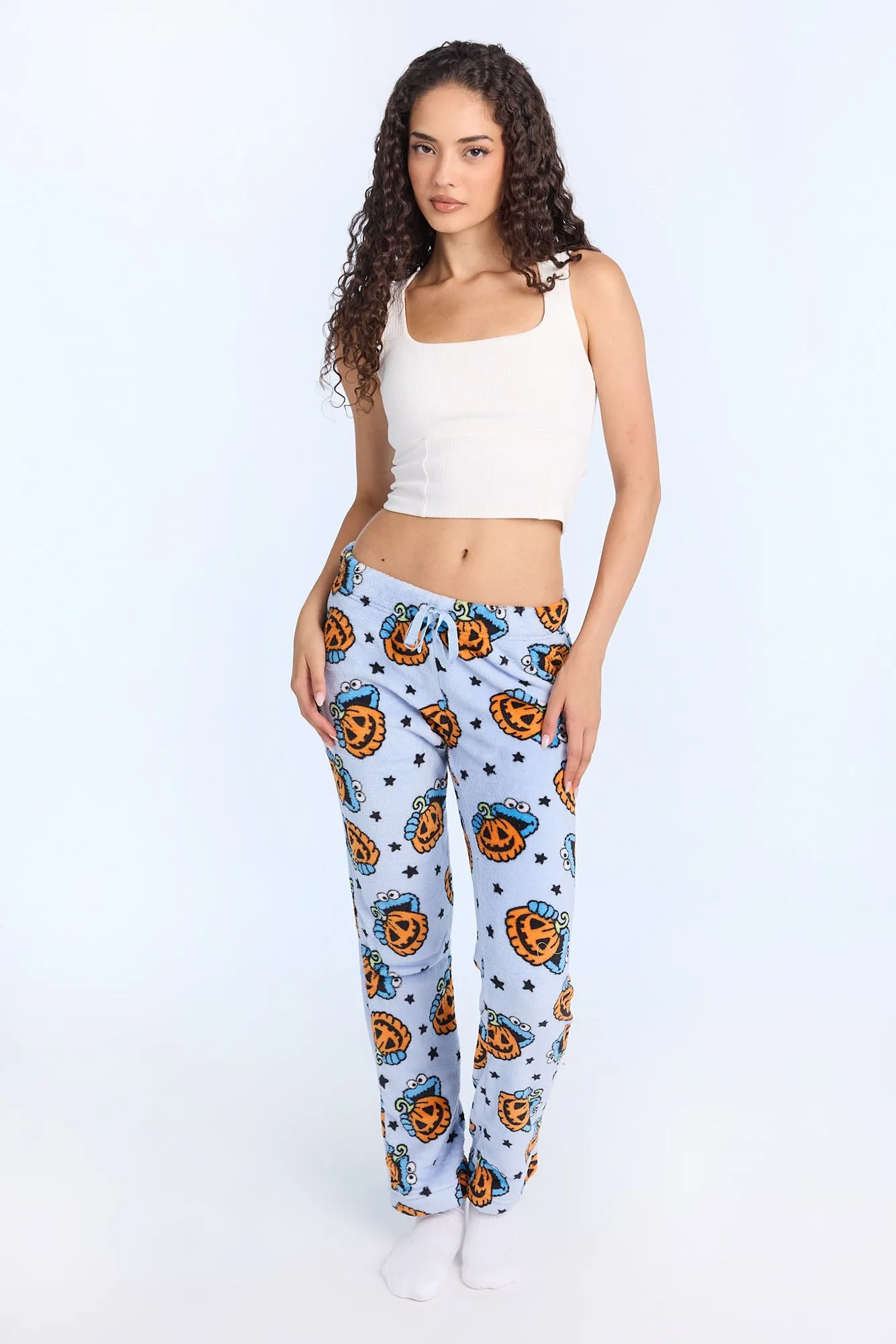 Sesame Street Pumpkins Plush Pajama Pants sold by Bluenotes product image thumbnail 4
