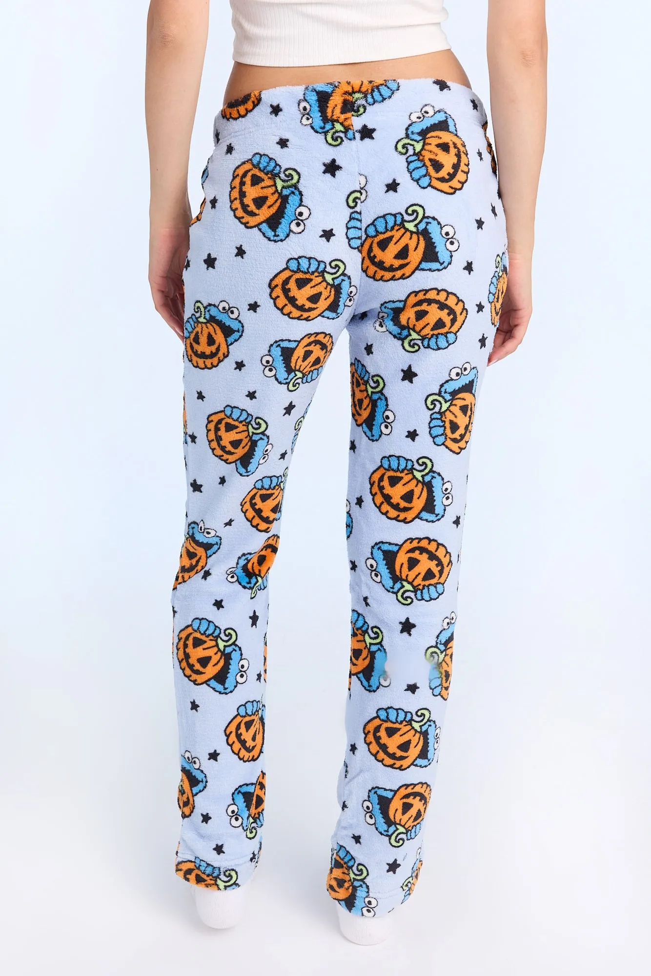 Sesame Street Pumpkins Plush Pajama Pants sold by Bluenotes product image thumbnail 3