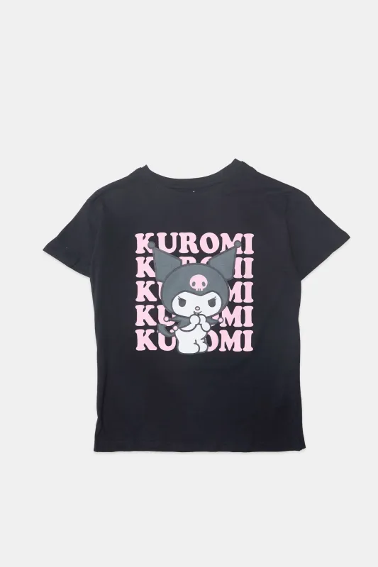 Girls' Kuromi Graphic Classic Tee sold by Bluenotes