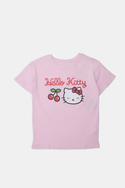 Girls' Hello Kitty Graphic Classic Tee sold by Bluenotes