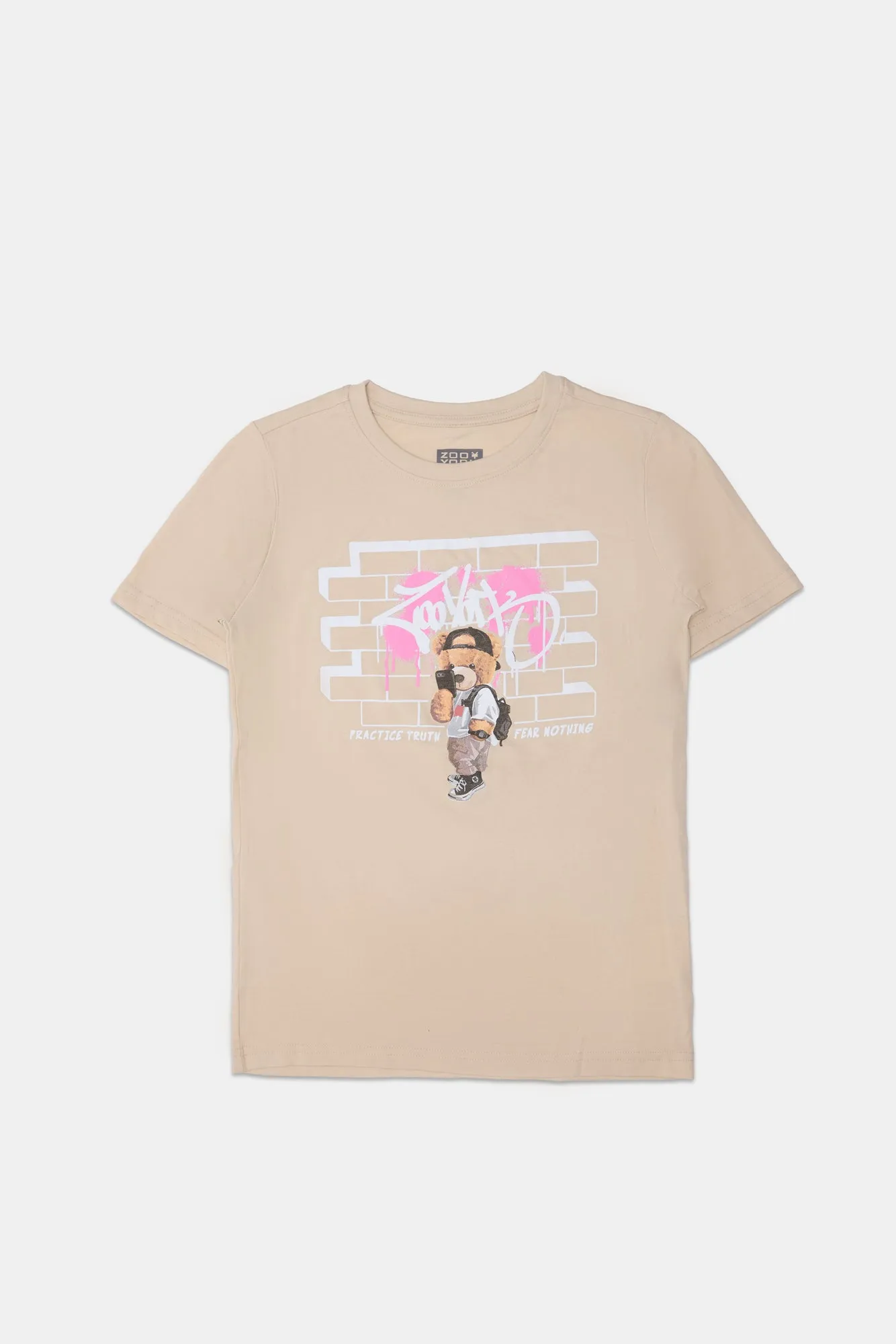 Boys' Zoo York Graffiti Teddy Bear Graphic Classic Tee sold by Bluenotes