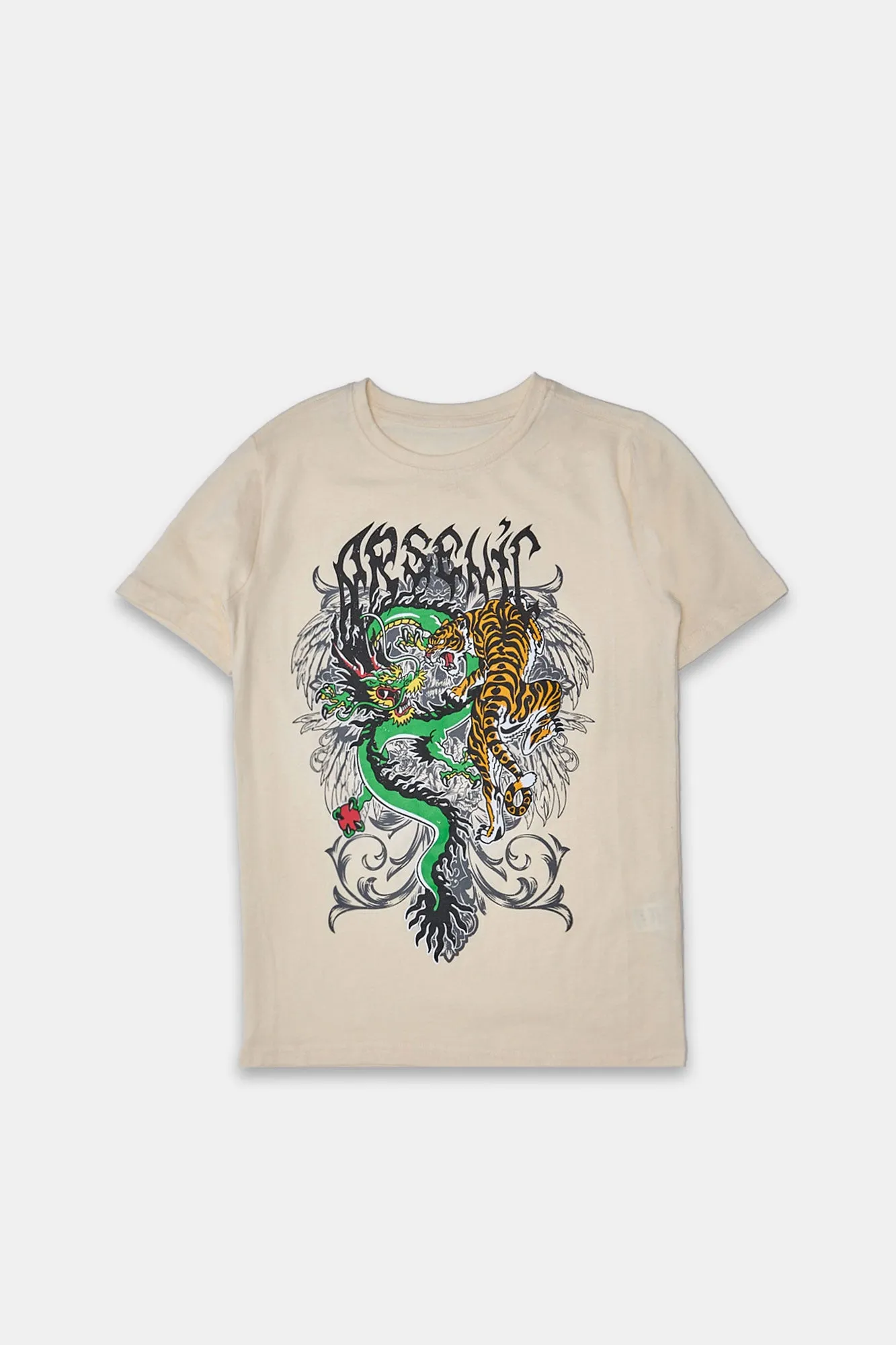 Boys' Arsenic Snake vs.Tiger Graphic Classic Tee sold by Bluenotes