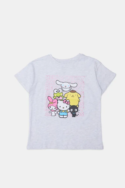 Girls' Hello Kitty And Friends Graphic Classic Tee sold by Bluenotes