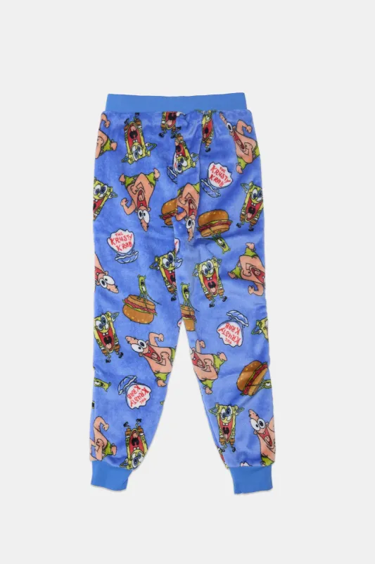Boys' Krusty Krab Plush Pajama Pants sold by Bluenotes