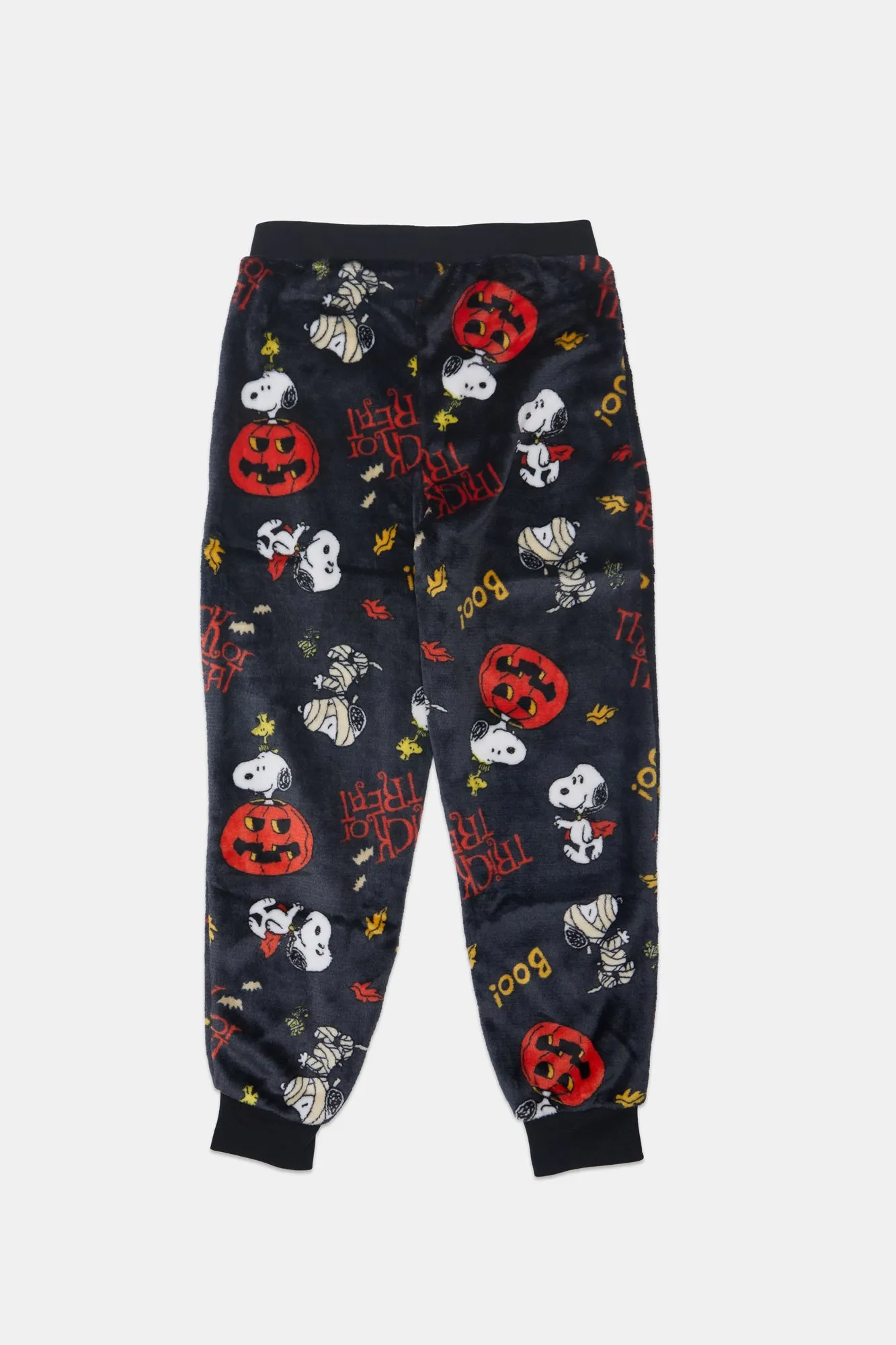 Boys' Peanuts Spooky Snoopy Plush Pajama Pants sold by Bluenotes product image thumbnail 2