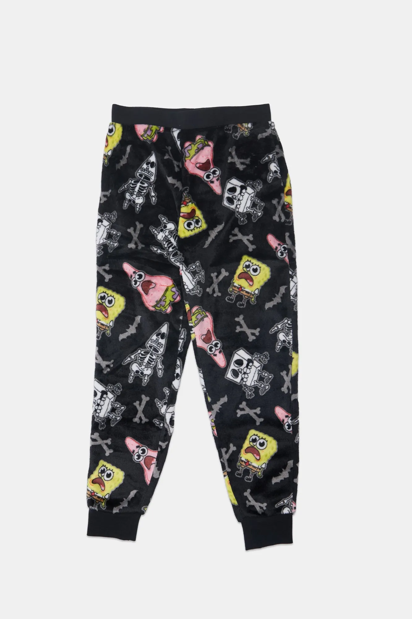 Boys' SpongeBob & Patrick Skeleton Plush Pajama Pants sold by Bluenotes product image thumbnail 2