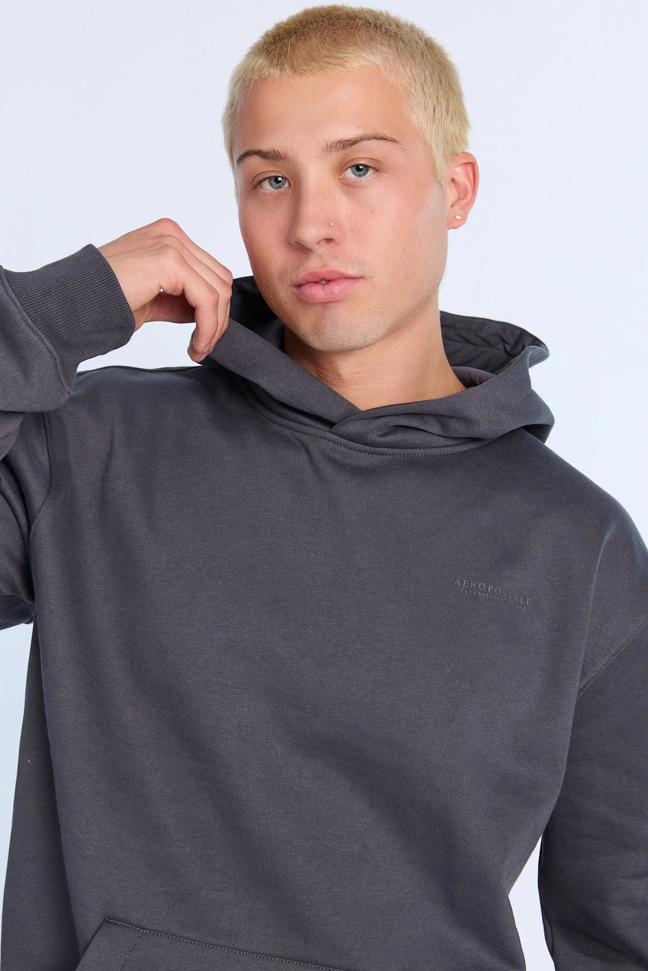 AERO Small Print Hoodie sold by Bluenotes product image thumbnail 3