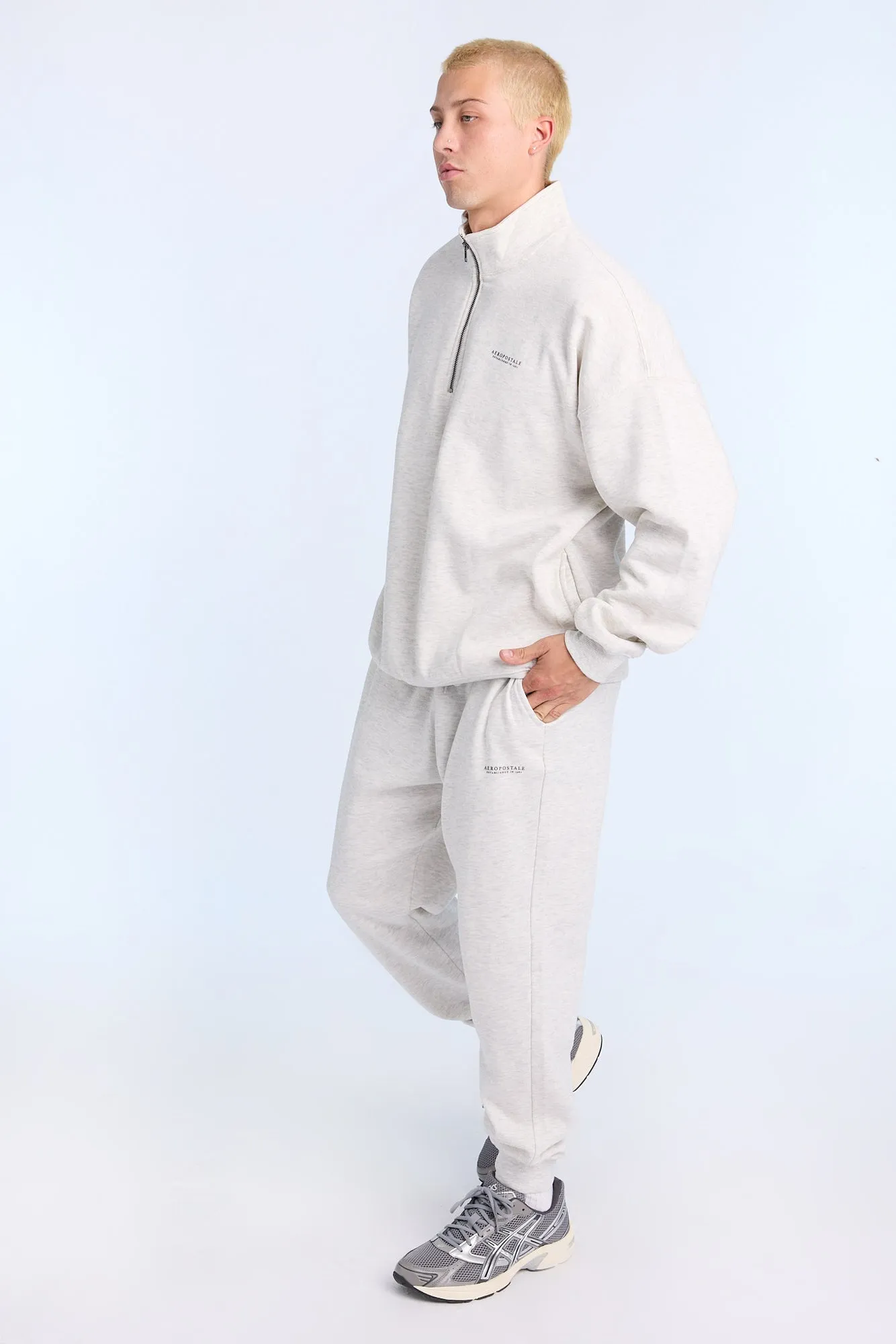 Aéropostale Small Print Mock Neck Sweatshirt sold by Bluenotes product image thumbnail 4