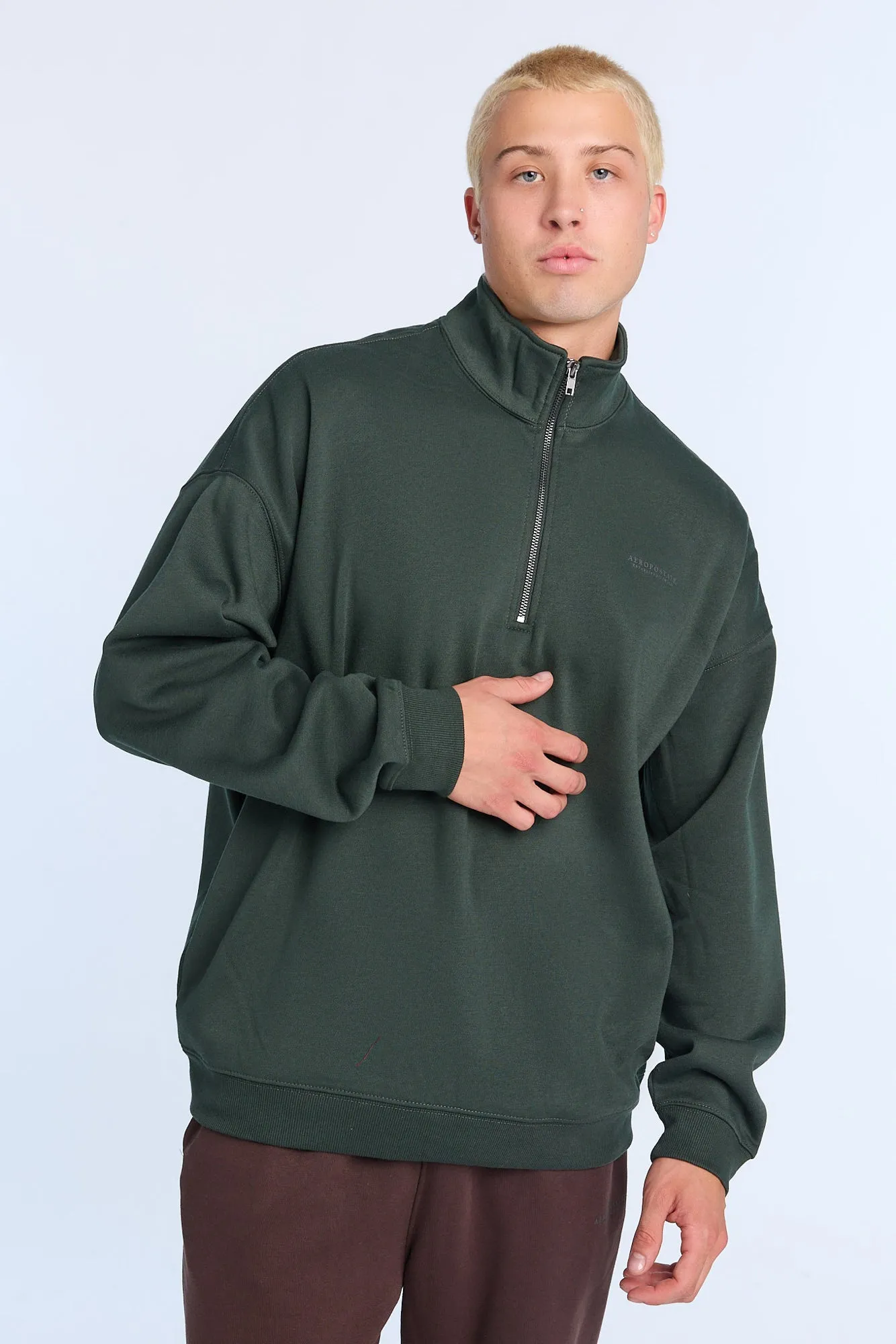 Aéropostale Small Print Mock Neck Sweatshirt sold by Bluenotes product image thumbnail 5