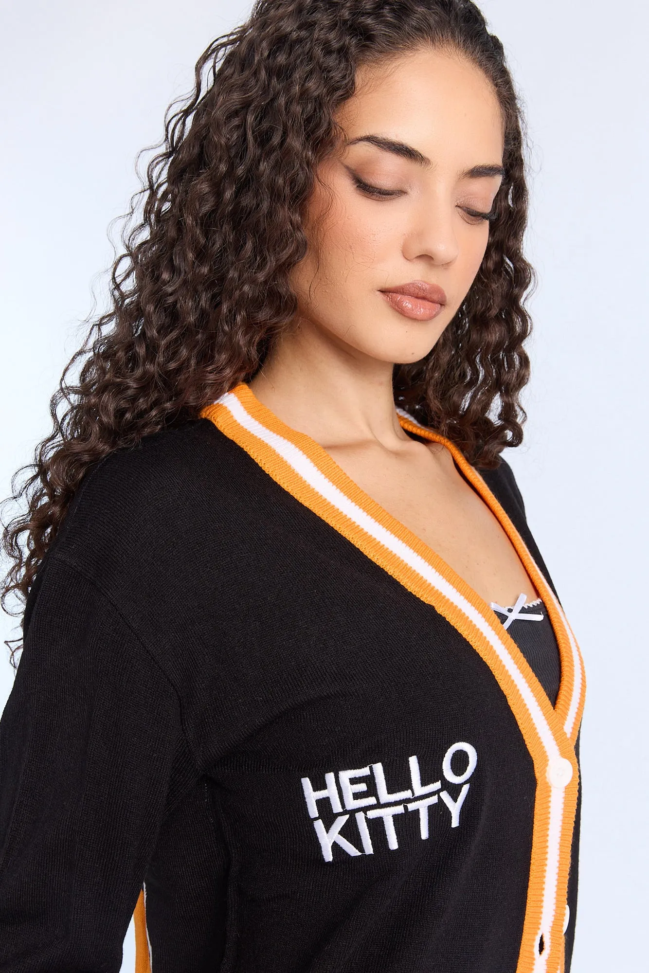 Hello Kitty Halloween Button-Front Cardigan sold by Bluenotes product image thumbnail 4