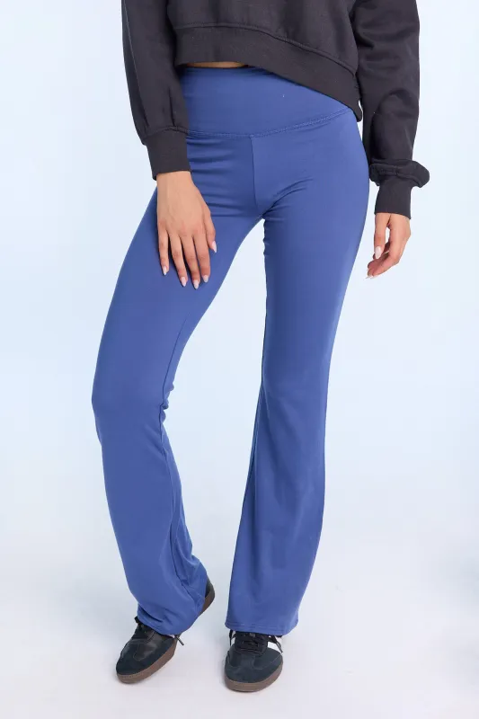 Super Soft Fleeceback Flare Legging sold by Bluenotes