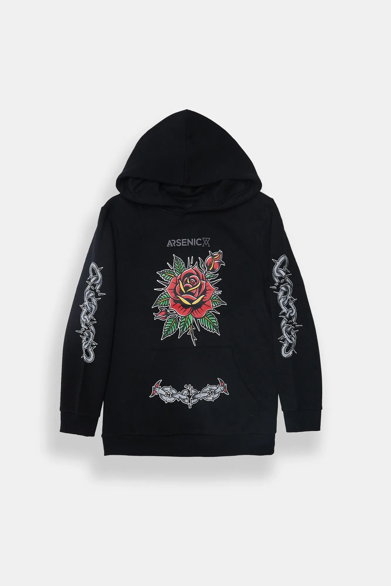 Boys' Arsenic Rubber Print Hoodie sold by Bluenotes product image thumbnail 3