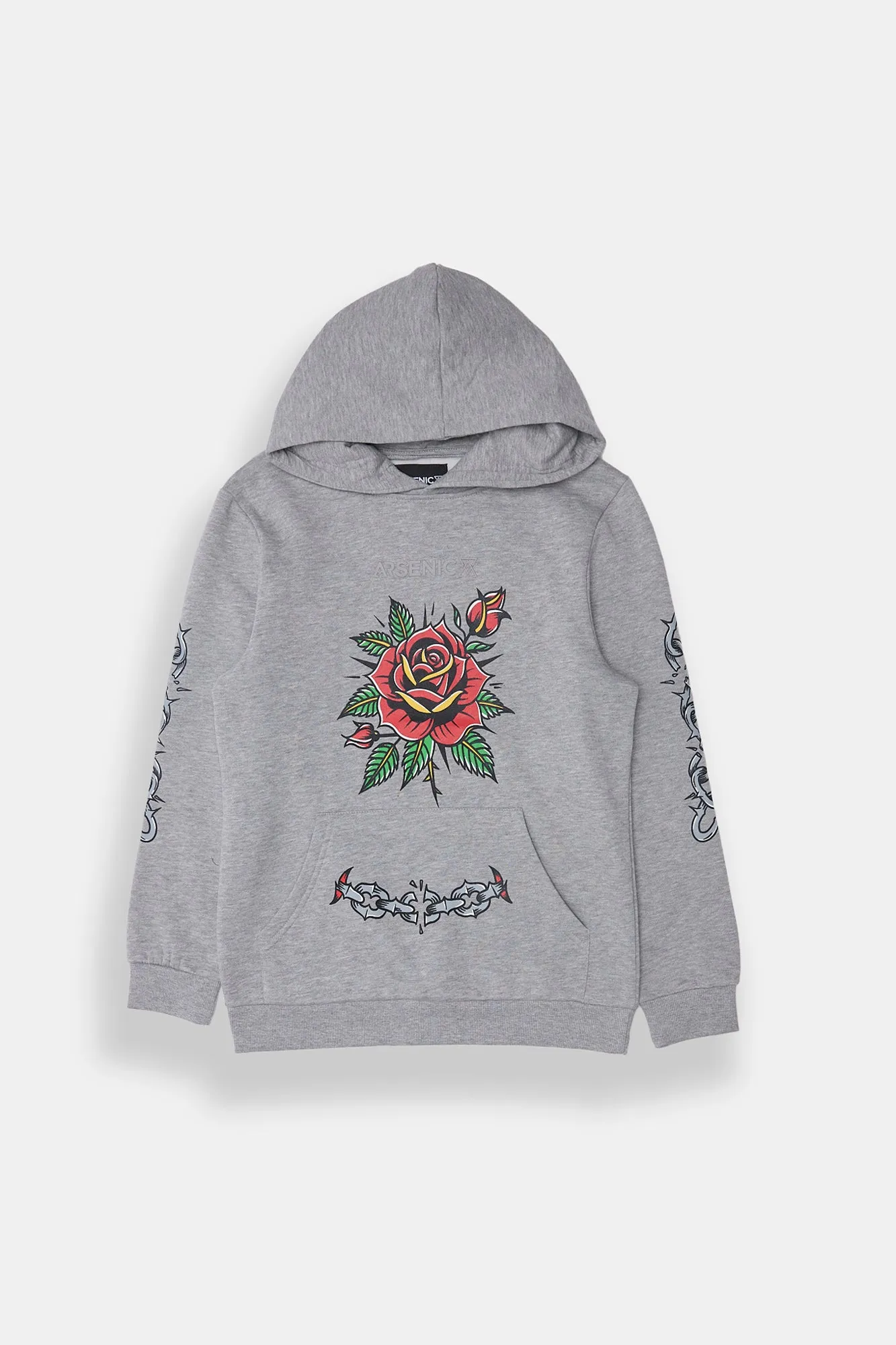 Boys' Arsenic Rubber Print Hoodie sold by Bluenotes product image thumbnail 4